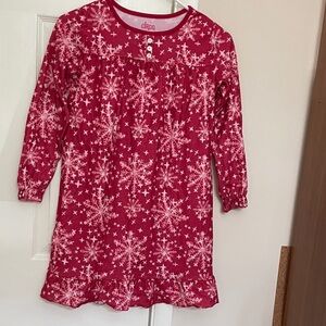 Circo Red Snowflake Kids Pajama Nightgown